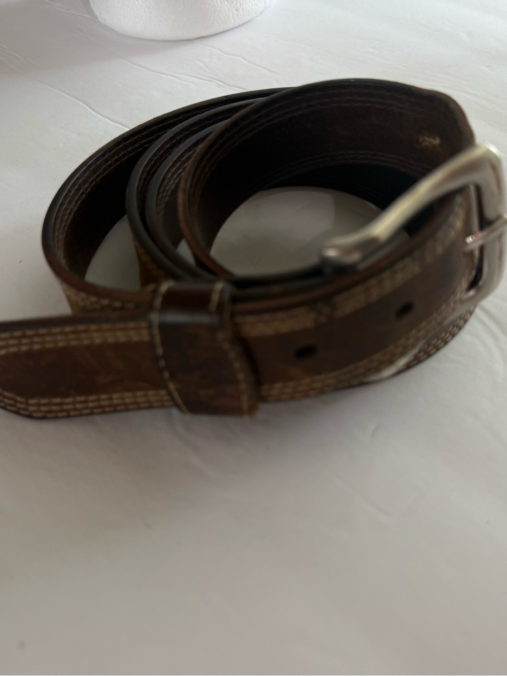 Carhartt Brown Top Grain English Bridle Work Belt - Men's Size 48